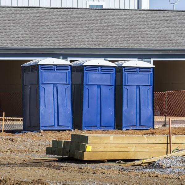 Heavy-duty construction site porta potty in Waco, Texas